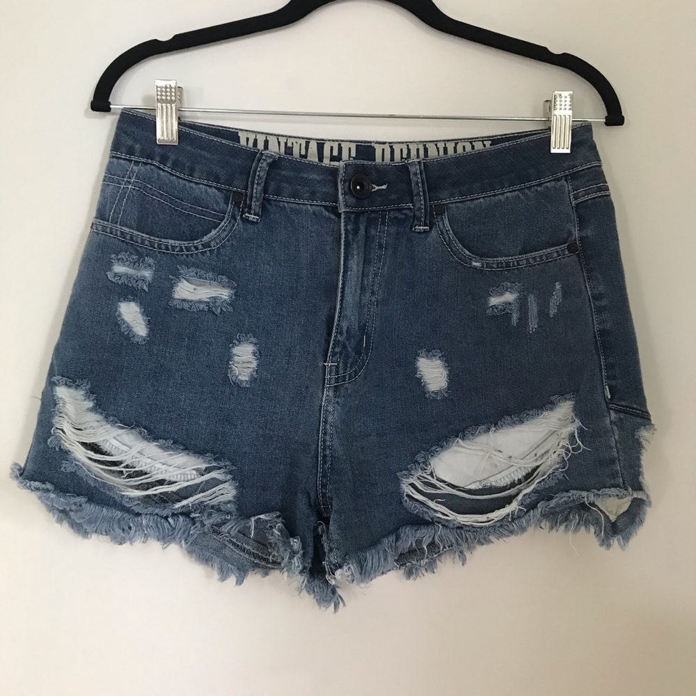 Distressed Cutoff Shorts